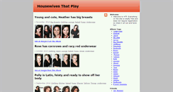 Desktop Screenshot of housewivesthatplay.com