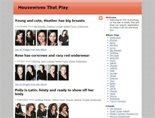 Tablet Screenshot of housewivesthatplay.com